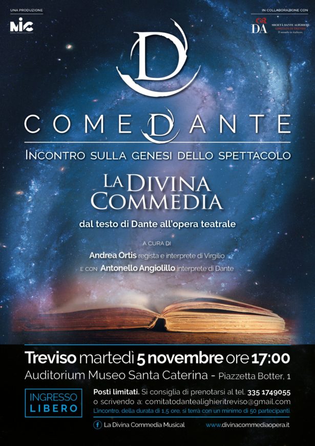 05.11.19 | Conferenza “D come Dante”Incontro sulla Genesi de “La Divina Commedia-Opera Musical”