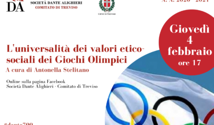 04.02.21 | Evento online “L’universalità  dei valori etico-sociali dei Giochi Olimpici”a cura di Antonella Stelitano