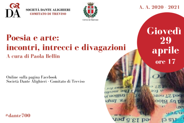 29.04.21 | Evento online “Poesia e arte:incontri, intrecci e divagazioni” a cura di Paola Bellin