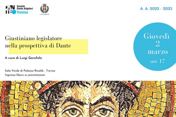 02.03.23 | Conferenza: Giustiniano legislatore nella prospettiva di Dante a cura di Luigi Garofalo